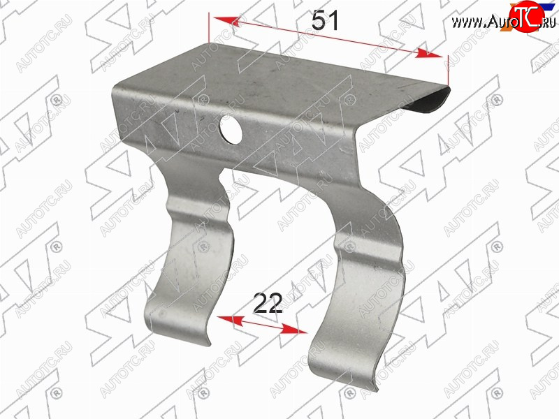 199 р. Скоба крепления форсунки омывателя TOYOTALEXUSMAZDA SAT ST-NH54-51-829  с доставкой в г. Вологда