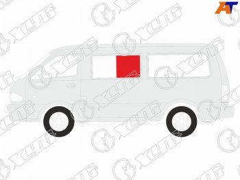Стекло кузова боковое (не опускное) (Слева Цвет зеленый) Volkswagen Transporter 90-03  Caravelle 9 XYG STN-VAN SF/LH2