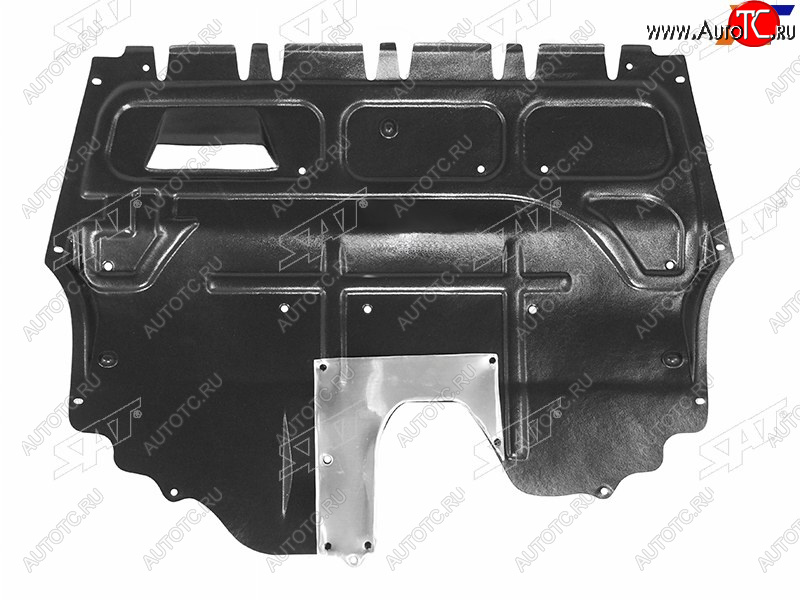 1 799 р. Защита двигателя SKODA RAPID 12-  VW POLO 10-  AUDI A1 11-14 SAT ST-SDR1-025-0  с доставкой в г. Вологда