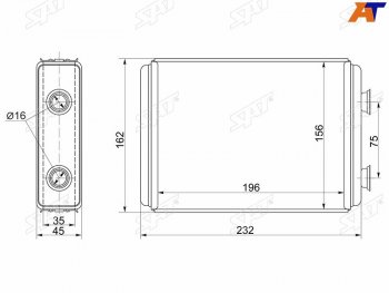 Радиатор отопителя салона TOYOTA HIACE REGIUSTOURING 99-02 SAT ST-TY73-395-0