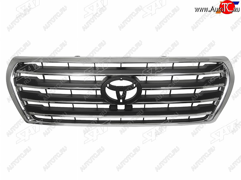 11 799 р. Решетка радиатора (под камеру) SAT  Toyota Land Cruiser  200 (2012-2015) 1-ый рестайлинг (хром)  с доставкой в г. Вологда