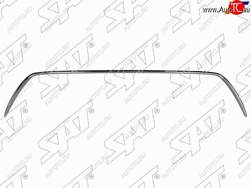 1 499 р. Молдинг решетки бампера SAT  Toyota Camry  XV55 (2014-2017) 1-ый рестайлинг (хром)  с доставкой в г. Вологда