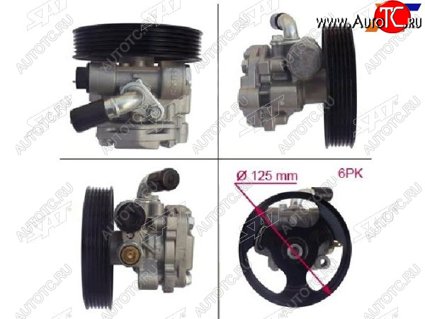 6 999 р. Насос ГУР MAZDA 3 1,41,6 03- SAT ST-VP123  с доставкой в г. Вологда