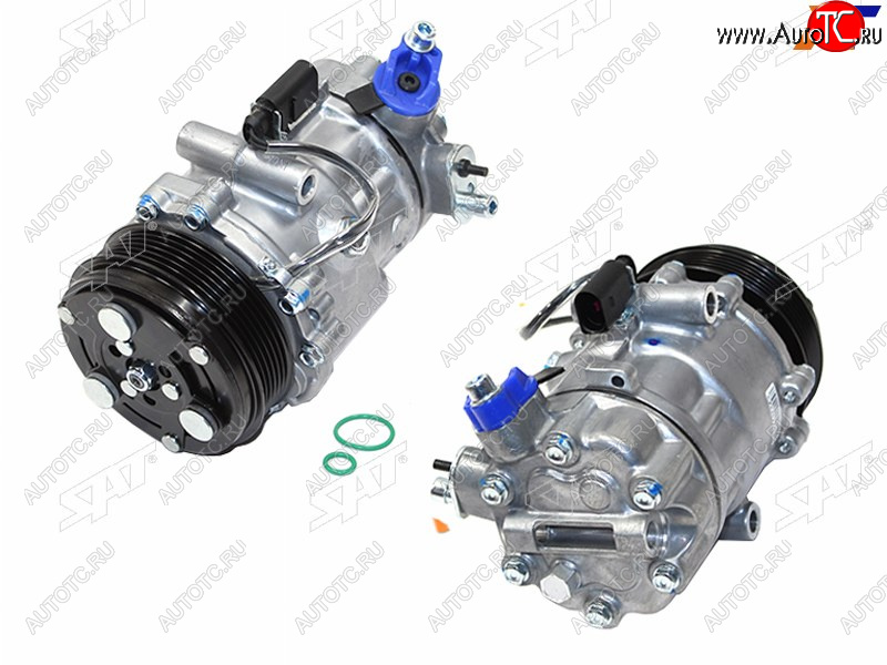 18 799 р. Компрессор кондиционера Volkswagen Polo 09-20  Jetta VA3 19- SAT ST-VW01-396-0  с доставкой в г. Вологда