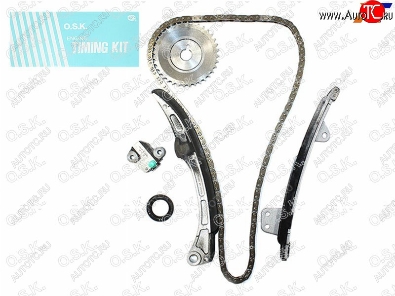 8 999 р. Комплект для замены цепи ГРМ TOYOTA VITZIST 2NZ-FE 99- OSK T028K  с доставкой в г. Вологда