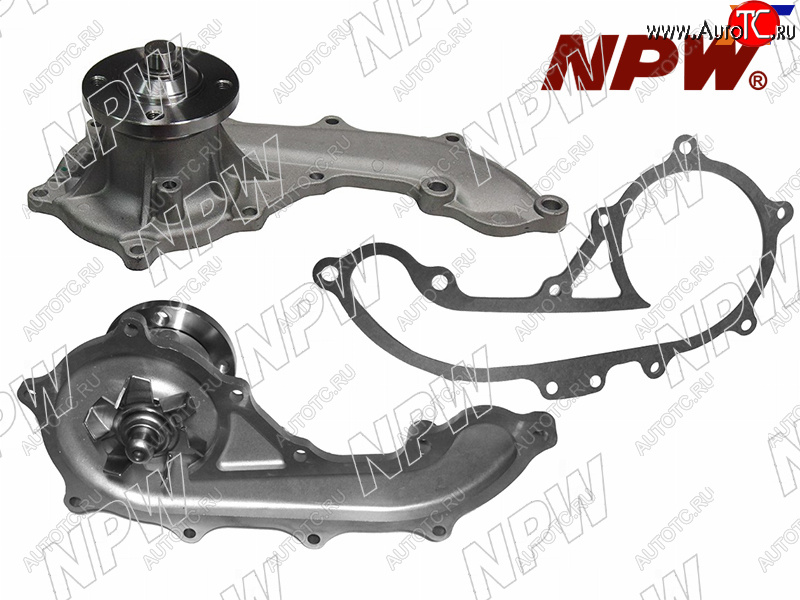 3 699 р. Насос водяного охлаждения TOYOTA 12TRFE3RZFE 03- (с прокладкой) NPW T-123  с доставкой в г. Вологда