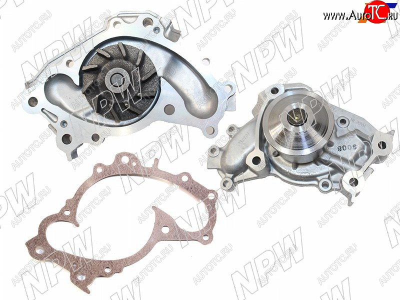 3 599 р. Насос водяного охлаждения TOYOTA 123MZFE 96- (с прокладкой)                                        NPW T-120  с доставкой в г. Вологда