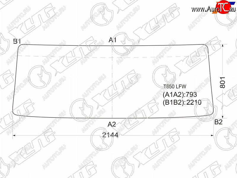 10 399 р. Стекло лобовое FAW 3252 08-19  Mitsubishi Fuso Great 84-96 XYG T850 LFW  с доставкой в г. Вологда
