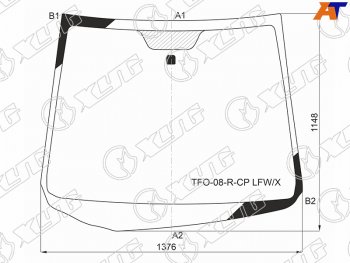 Стекло лобовое Honda Fit Shuttle 11-15 XYG TFO-08-R-CP LFW/X