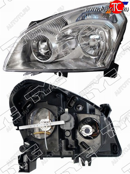15 699 р. Фара левая (галоген, с электрокорректором) TYC Nissan Qashqai 1 дорестайлинг (2007-2010)  с доставкой в г. Вологда