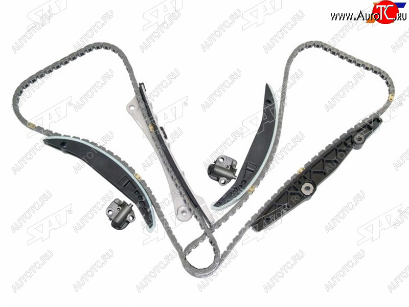 13 999 р. Комплект цепи ГРМ MAZDA AJ 3,0 V6 MPVTRIBUTE 00-FORD ESCAPEMAVERICK 01- SAT TK-MA134  с доставкой в г. Вологда