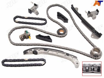 Комплект цепи ГРМ TOYOTA LC PRADO 150FJ CRUISER4-RUNNER 09- 1GR SAT TK-TY210-J