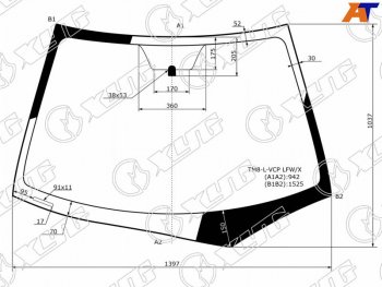Стекло лобовое Honda Insight 08-14 XYG TM8-L-VCP LFW/X