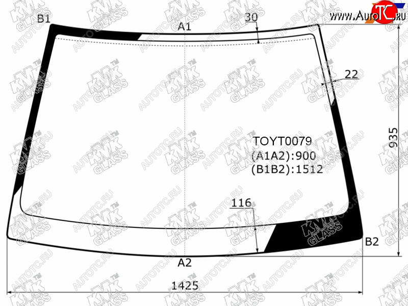 6 499 р. Стекло лобовое Toyota Allion (T240) 01-07  Premio 01-07 KMK TOYT0079  с доставкой в г. Вологда
