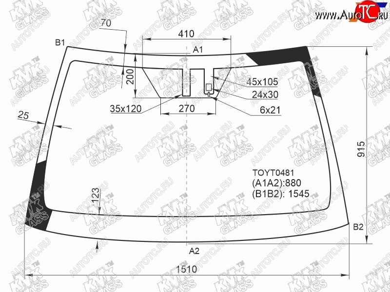 4 999 р. Стекло лобовое (Датчик дождя) Toyota Camry (XV70) 17-21  Camry USA 17-20                            KMK TOYT0481  с доставкой в г. Вологда