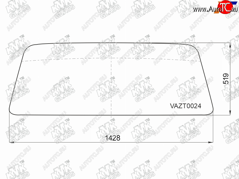 3 699 р. Стекло лобовое LADA 2101 70-88  2102 71-88  2103 72-84  2104 84-12 KMK VAZT0024  с доставкой в г. Вологда