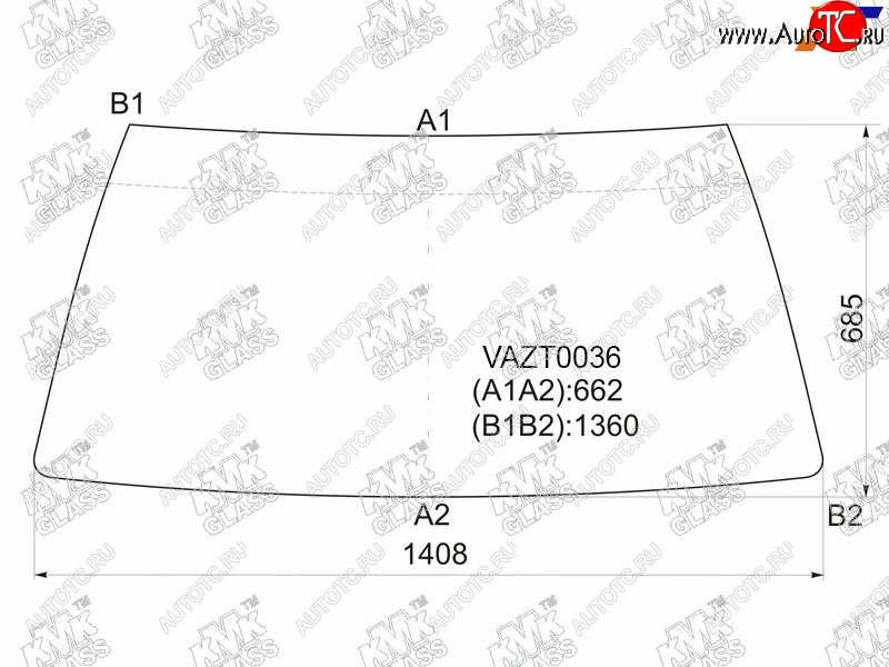 3 799 р. Стекло лобовое LADA 2108 84-04  2109 87-06  21099 90-04  2113 Samara 04-13 KMK VAZT0036  с доставкой в г. Вологда