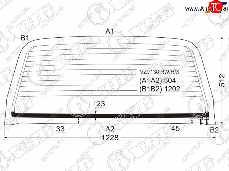 5 999 р. Стекло заднее (Цвет зеленый Обогрев) Great Wall Safe 01-09  Toyota 4Runner 89-95  Hilux Surf 89-9 XYG VZV130 RW/H/X  с доставкой в г. Вологда