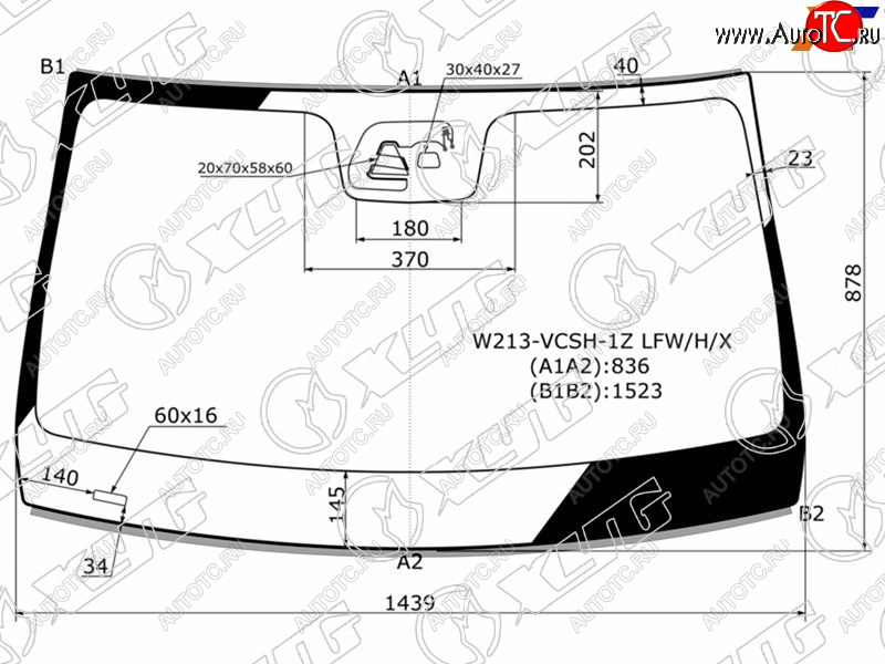 9 299 р. Стекло лобовое + дд + камера MERCEDES-BENZ E-CLASS W213 16-                                          XYG W213-VCSH-1Z LFW/H/X  с доставкой в г. Вологда