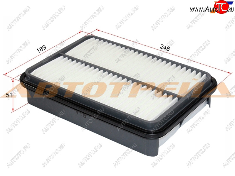 1 099 р. Фильтр воздушный MICRO  Toyota Estima ( XR10,XR20,  AHR10,XR30, XR40,  AHR20,XR50) - ToyoAce ( XZU,  KDY)  с доставкой в г. Вологда