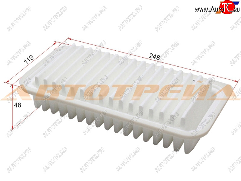 1 059 р. Фильтр воздушный MICRO  Toyota Corolla Axio  (E160) седан - Yaris ( XP10,  XP90,  XP130,  XP210)  с доставкой в г. Вологда