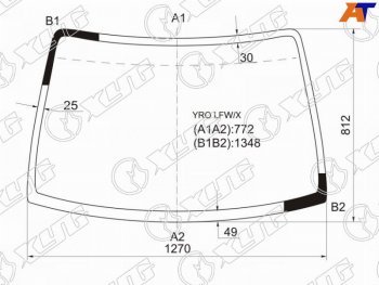 Стекло лобовое MAZDA LAPUTA 99-06 XYG YRO LFW/X, yrolfwx XYG YRO LFW/X