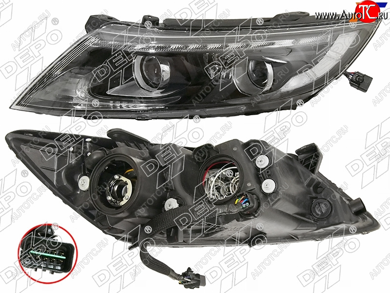 28 899 р. Фара Kia Optima 13-16 (Слева) DEPO 223-1155L-LEMN2  с доставкой в г. Вологда