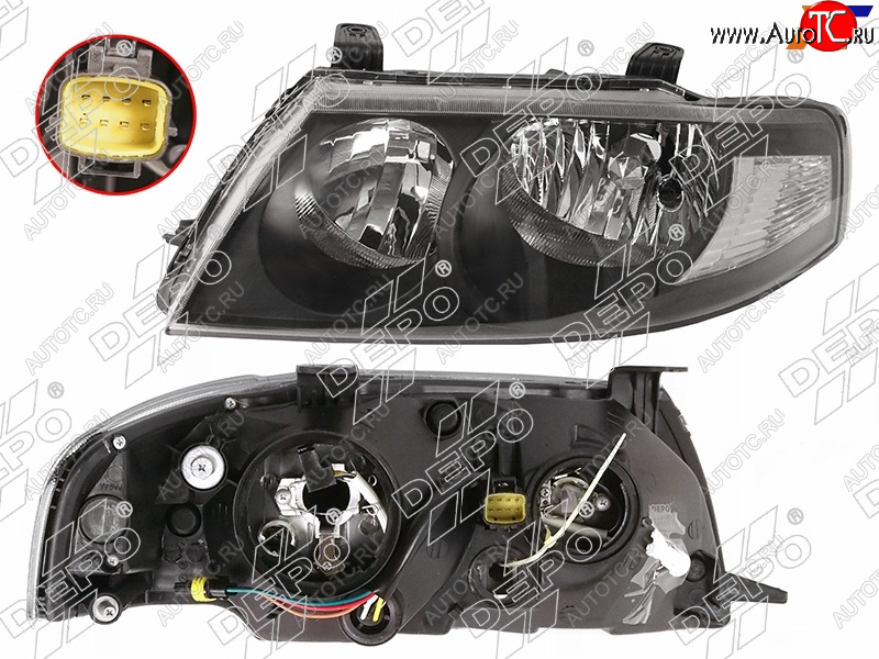 8 649 р. Фара Nissan Almera Classic 06-12 (Слева) DEPO 215-11B7L-LEMN2  с доставкой в г. Вологда