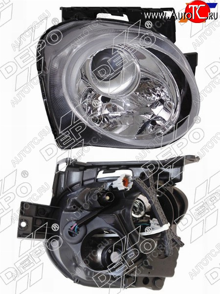 10 649 р. Фара NISSAN JUKE 14-20 RH под электрокорректор (Евросвет) DEPO 215-11H3R-LD-EM  с доставкой в г. Вологда