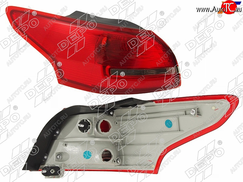 4 499 р. Фонарь задний FORD FOCUS III 15- LH 4D                                                               DEPO 431-19ABL-UE  с доставкой в г. Вологда