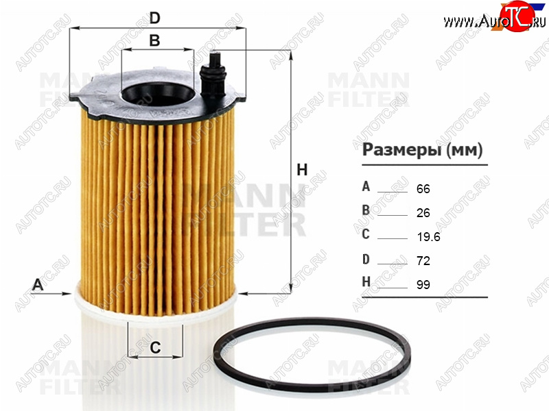 1 199 р. Фильтр масляный (картридж) MANN  CITROEN Berlingo ( M59,  B9,  K9) (2002-2023), CITROEN C3 Aircross (2017-2021), CITROEN C3 Picasso ( дорестайлинг,  рестайлинг) (2008-2017), Peugeot Partner  B9 (2008-2012)  с доставкой в г. Вологда