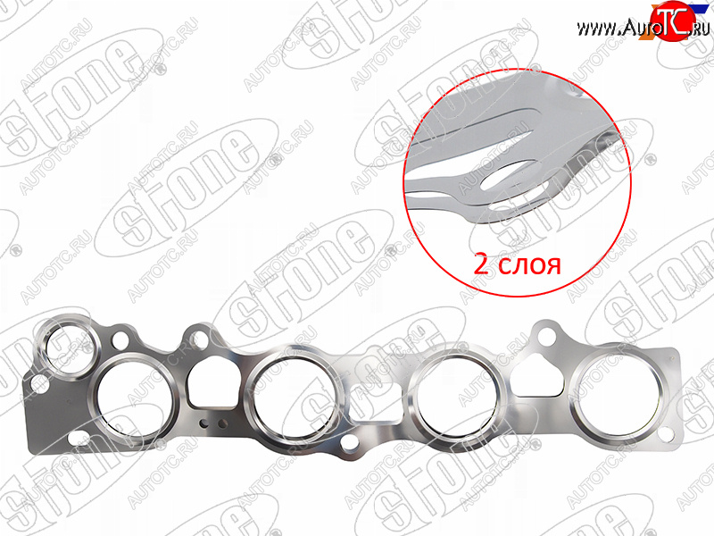 839 р. Прокладка выпускного коллектора NISSAN NOTETIIDA HR1516DE 05- STONE JB-02775  с доставкой в г. Вологда