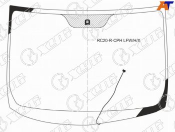 Стекло лобовое (Обогрев щеток) Toyota Alphard (H10) 02-08 XYG RC20-R-CPH LFW/H/X
