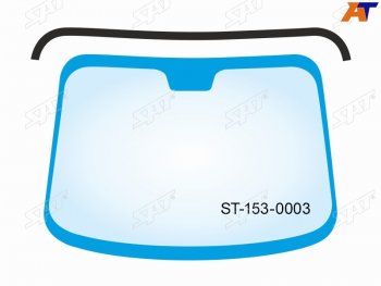 Молдинг лобового стекла (Сверху) Toyota Land Cruiser (J100) 98-07  Lexus LX 98-07  Toyota Land Cru SAT ST-153-0003