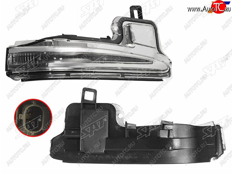 1 969 р. Поворот в зеркало (Справа) Toyota RAV4 (XA50) 18-  Alphard (H30) 15-18  Highlander 19-  Vellfire SAT ST-202-0004  с доставкой в г. Вологда