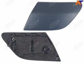 319 р. Левая крышка форсунки омывателя фары SAT Volkswagen Golf 5 хэтчбэк (2003-2009) (неокрашенная)  с доставкой в г. Вологда. Увеличить фотографию 2