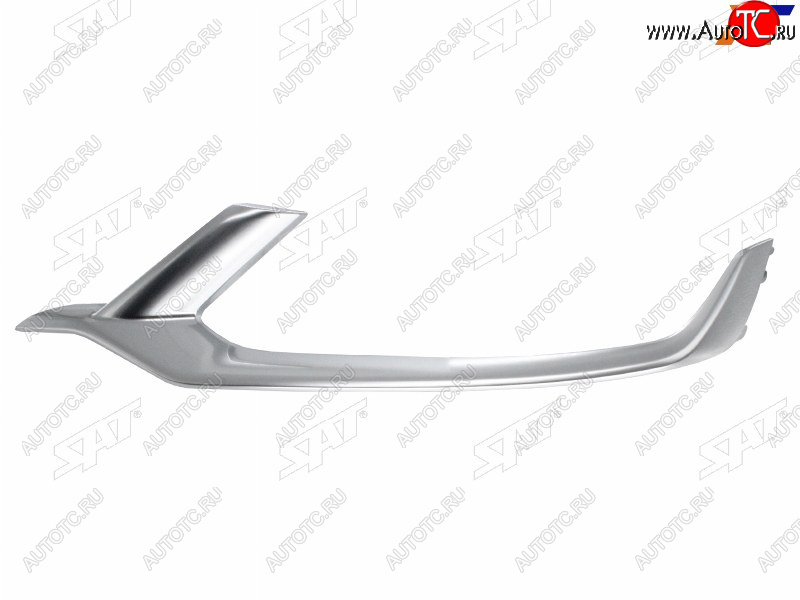 1 659 р. Левый молдинг решетки радиатора SAT  Geely Coolray  SX11 (2018-2023) дорестайлинг (хром)  с доставкой в г. Вологда