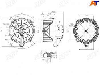 Мотор отопителя салона Isuzu ELF NPRNQR 93-06 SAT ST-8-97085-607-3