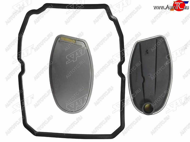 739 р. Фильтр АКПП MERCEDES BENZ W204203202212211210463220163 (5ступ) (с прокладкой) SAT ST-A1402770095  с доставкой в г. Вологда