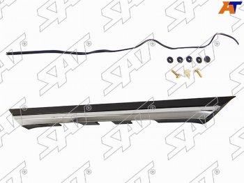 Молдинг крышки багажника SAT Toyota Corolla  E180 (2016-2019) рестайлинг (хром)