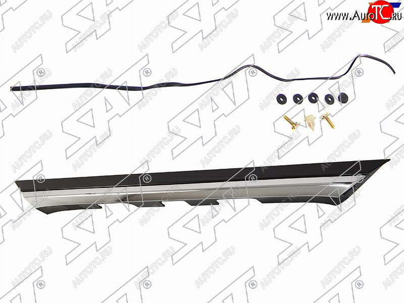 2 299 р. Молдинг крышки багажника SAT  Toyota Corolla  E180 (2016-2019) рестайлинг (хром)  с доставкой в г. Вологда