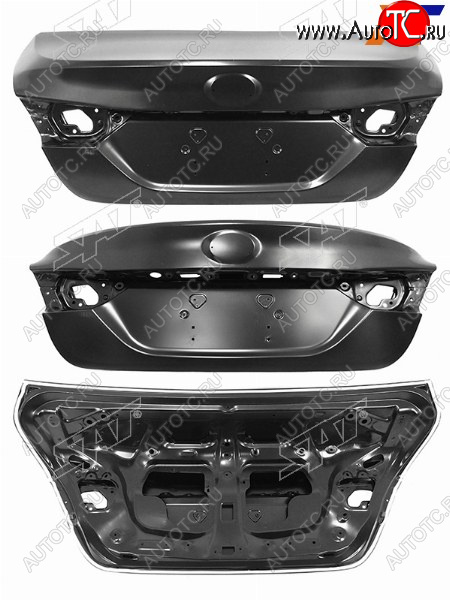 10 799 р. Крышка багажника SAT Toyota Camry XV70 дорестайлинг (2017-2021) (неокрашенная)  с доставкой в г. Вологда