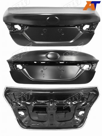 10 799 р. Крышка багажника SAT Toyota Camry XV70 дорестайлинг (2017-2021) (неокрашенная)  с доставкой в г. Вологда. Увеличить фотографию 2
