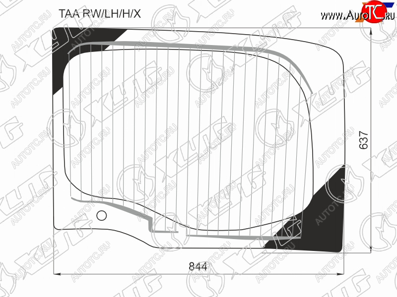 8 299 р. Стекло заднее (Цвет зеленый Обогрев) Honda Stepwgn 15-21 XYG TAA RW/LH/H/X  с доставкой в г. Вологда