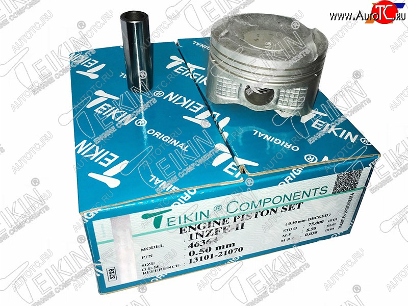 4 699 р. Поршни (к-т 4 шт) TOYOTA COROLLA RUNXALLEXCOROLLAFIELDERVITZ 1NZFE TEIKIN 46364 050  с доставкой в г. Вологда