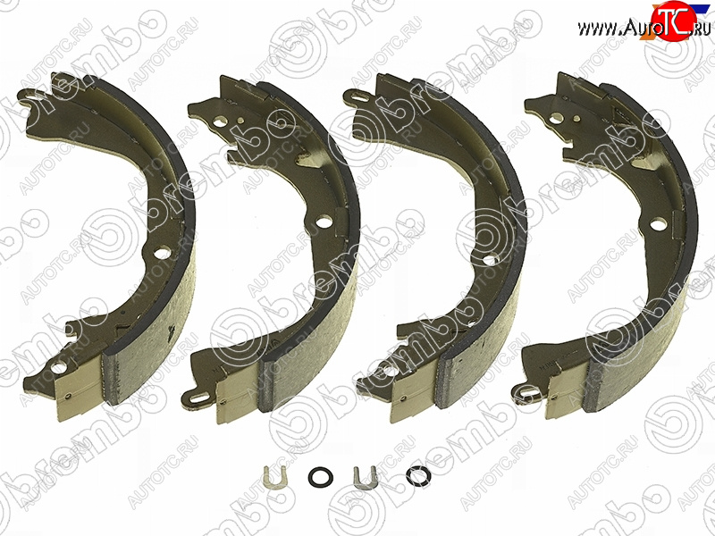 6 949 р. Колодки тормозные барабанные задние LH-RH SAT  Volkswagen Amarok (2009-2022) дорестайлинг, рестайлинг  с доставкой в г. Вологда