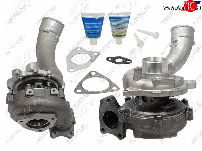 36 999 р. Турбина Audi A6 04-10  Q7 05-15  Volkswagen Touareg 02-14  Audi A6 allroad quattro 06-12  S6 06- SAT ST-059 145 722 R  с доставкой в г. Вологда