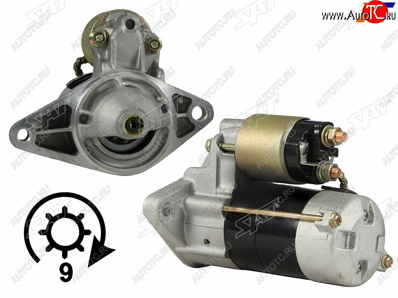 3 599 р. Стартер Toyota Caldina (T190,T210) 92-02  Corolla (E90,E100,E110) 87-02  Carina (T170,T190,T210) 8 SAT ST-28100-16070  с доставкой в г. Вологда