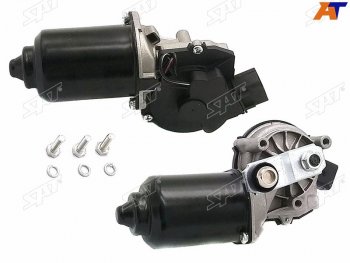 Мотор трапеции стеклоочистителя Hyundai Solaris 10-17  Kia Rio 11-17  Hyundai Accent 11-17 SAT ST-299-0001