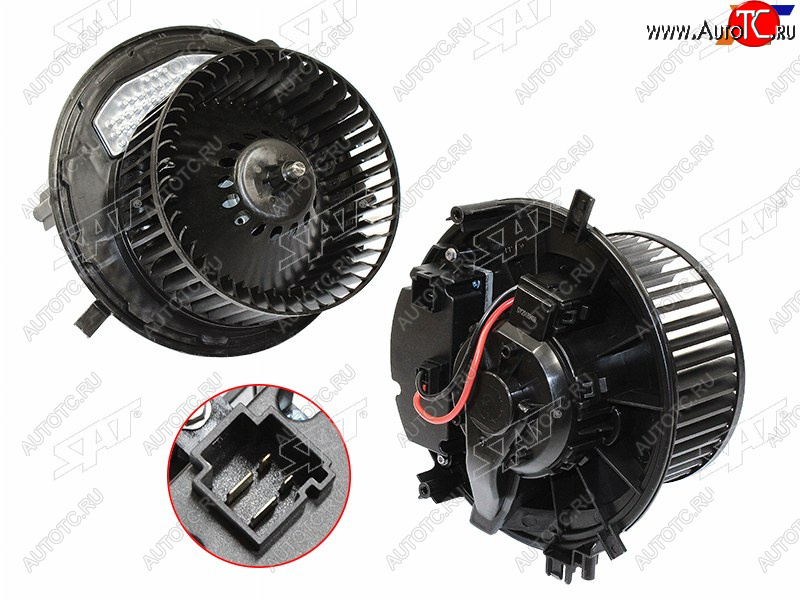 4 999 р. Мотор отопителя салона Audi A3 12-19  Skoda Kodiaq 16-22  Octavia 12-20  Volkswagen Golf 12-19  SAT ST-5Q1819021  с доставкой в г. Вологда